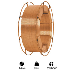 Drôt zvárací 1.0mm-MIG/MAG(CO2), G3Si1/SG2, 15kg Drôt zvárací 1.0mm-MIG/MAG(CO2), G3Si1/SG2, 15kg